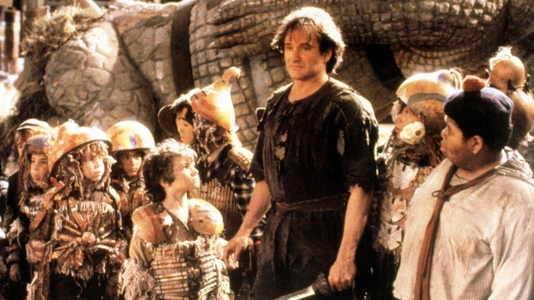 Peter Pan (Robin Williams) and the Lost Boys