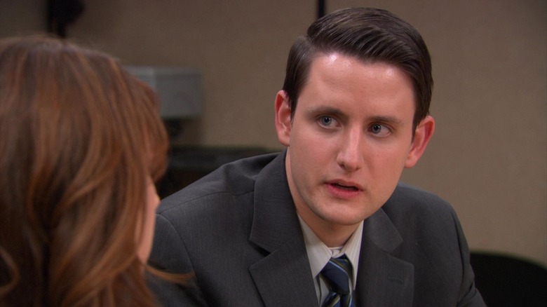 Gabe looking worried on The Office