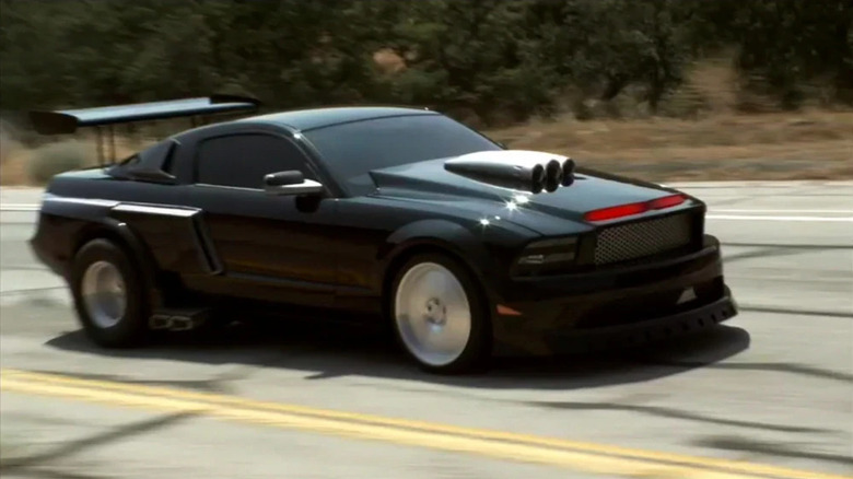 K.I.T.T. in attack mode on Knight Rider