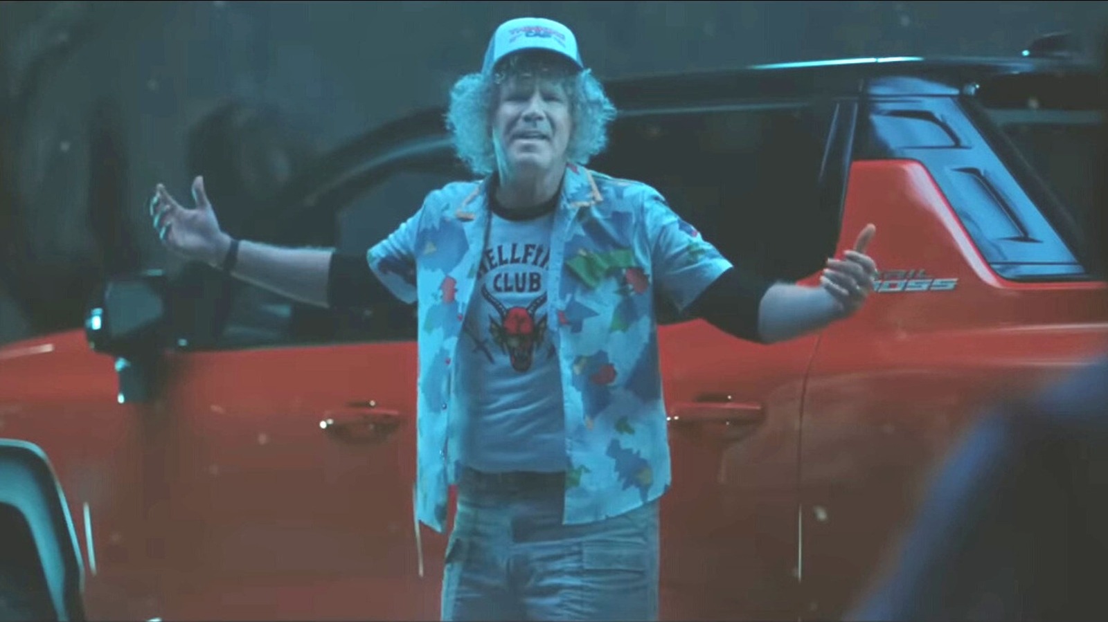 Will Ferrell Enters Stranger Things, Squid Game, And Bridgerton In GM's Netflix Super Bowl Commercial