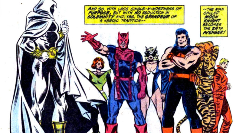 Moon Knight's introduction to the West Coast Avengers