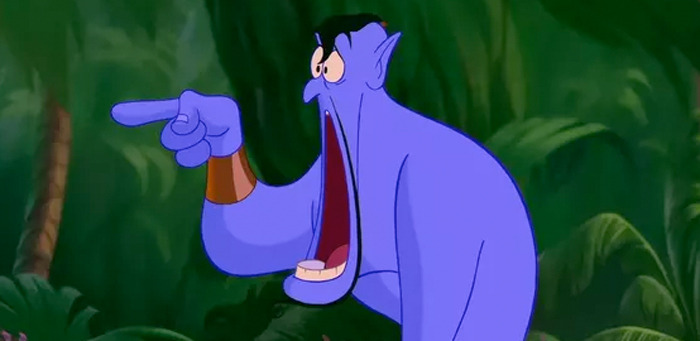 Will Smith Playing Genie in Aladdin