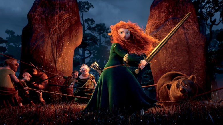 Brave Merida and bear 