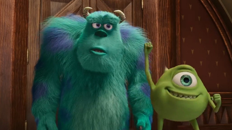 Mike and Sully in 'Monsters at Work'