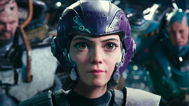 Alita Gets Ready to Play Rollerball