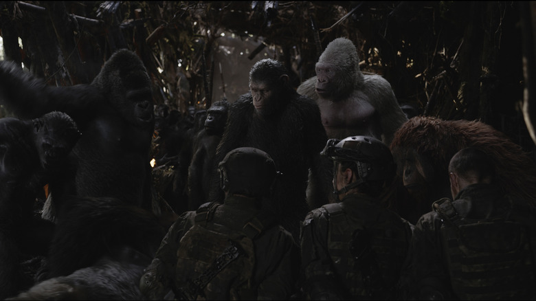 War for the Planet of the Apes Caesar confrontation
