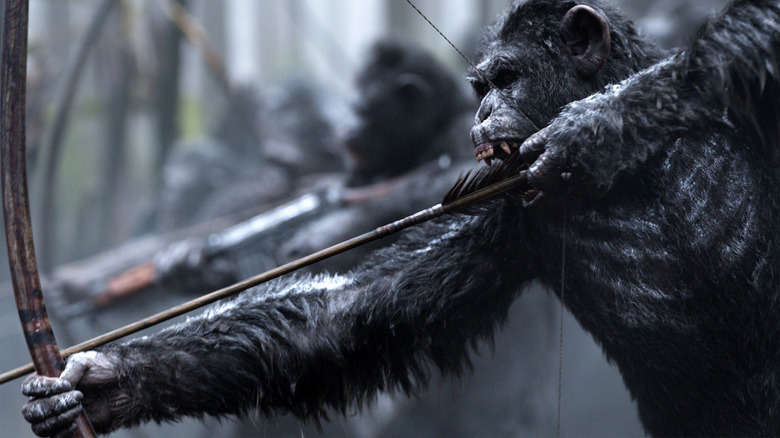 War for the Planet of the Apes arrow battle