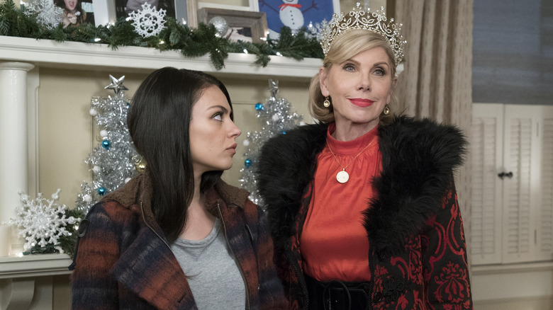 Bad Moms Christmas Mila Kunis and Christine Baranski
