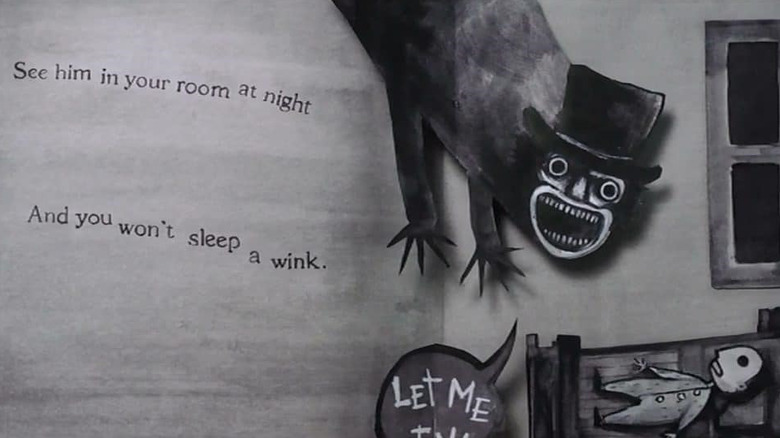 An excerpt from the Babadook book in The Babadook (2014)