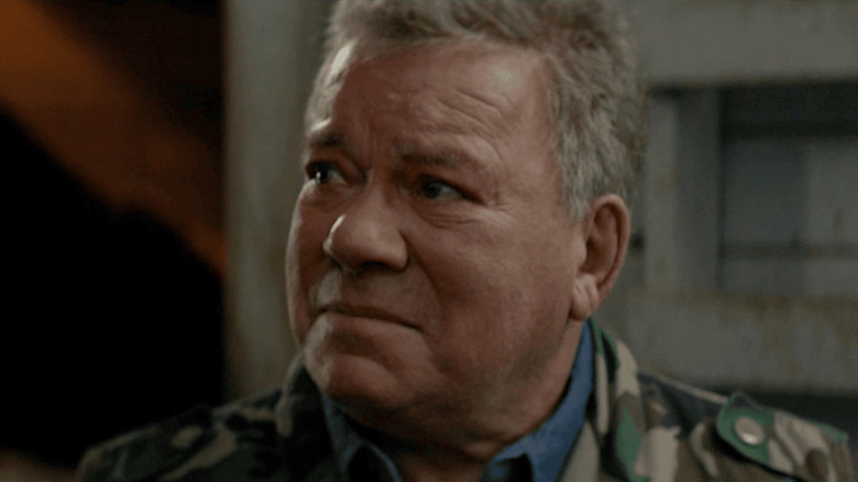 Hayes looking concerned in Devil's Revenge