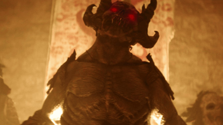 The Devil looking scary in Devil's Revenge
