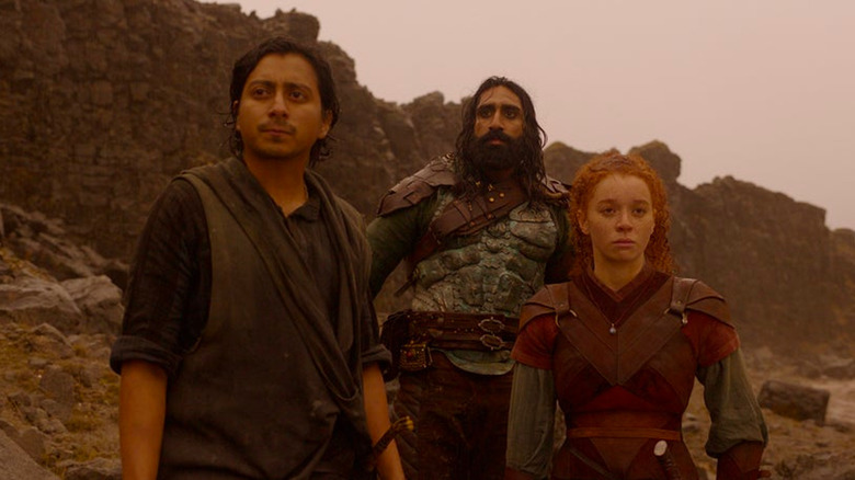 Tony Revolori, Amar Chadha-Patel and Erin Kellyman in Willow