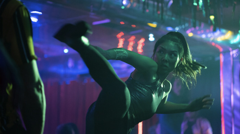 A high kick in Yakuza Princess