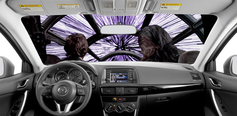 Windshield Movie Screen