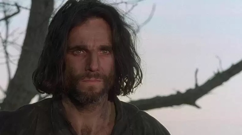 Daniel Day-Lewis as John Proctor prepares to be hanged in The Crucible