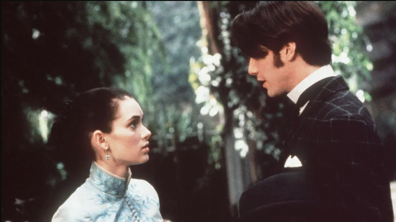 Keanu Reeves as Jonathan Harker and Winona Ryder as Mina in Bram Stoker's Dracula