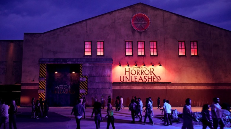 The entrance to Universal's Horror Unleashed