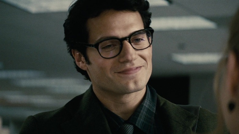 Henry Cavill as Clark Kent smiling in Man of Steel