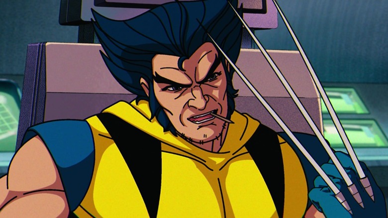 Wolverine avec ses griffes étendues dans X-Men '97