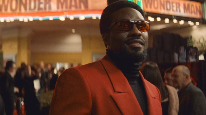 Simon basks in the acclaimed success of the Wonder Man film in Wonder Man