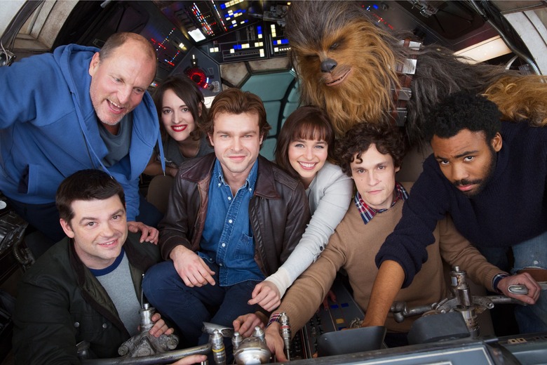 han solo cast photo