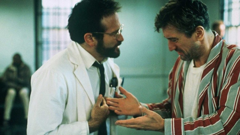 Robin Williams and Robert De Niro in Awakenings