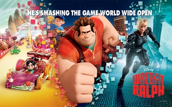 Giant Triptych Banner for 'Wreck-It Ralph'