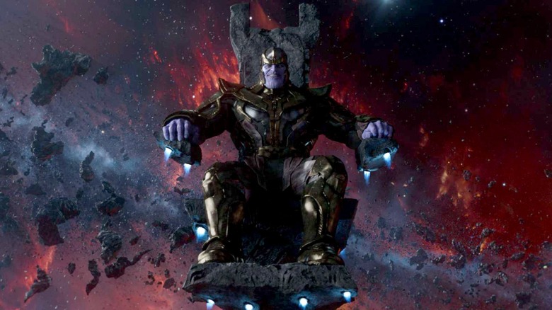 Thanos in Guardians of the Galaxy