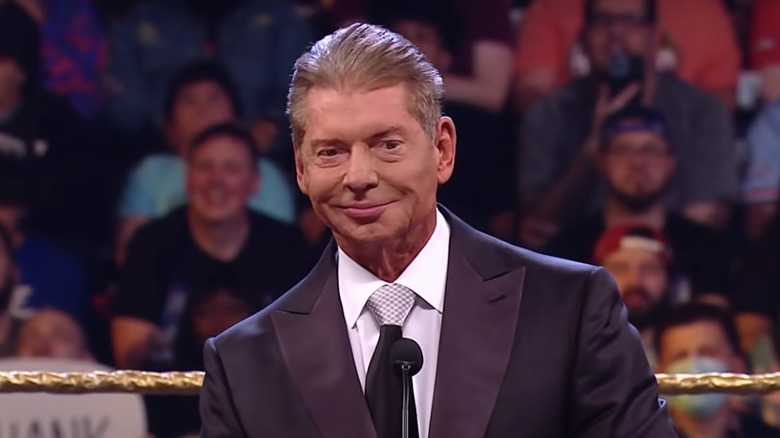 Vince McMahon inducting The Undertaker into the WWE Hall of Fame