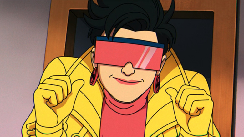 Jubilee pointing to herself in X-Men '97