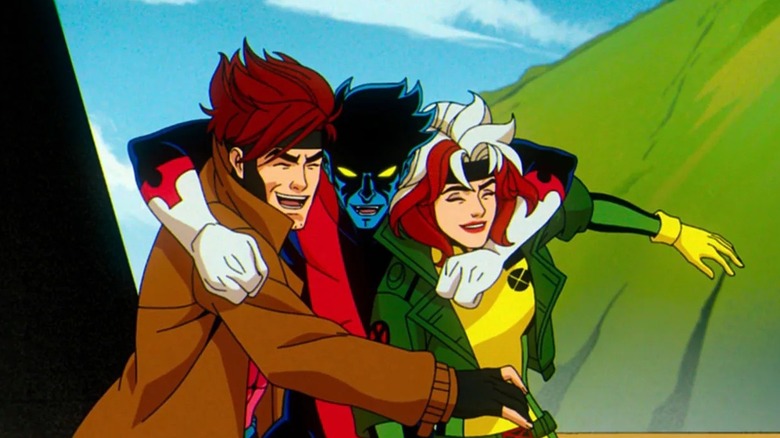 X-Men 97 Gambit Nightcrawler Rogue 