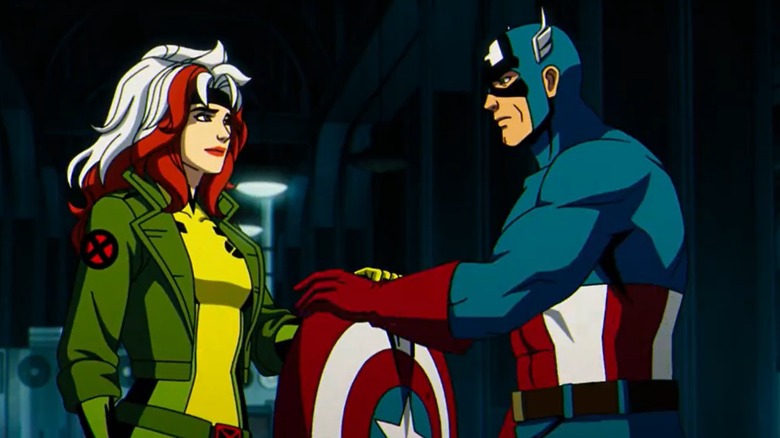 X-Men '97 Rogue and Captain America
