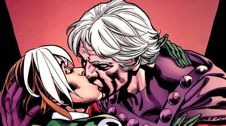 Magneto and Rogue Kiss Women of Marvel 2013