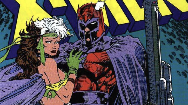 Rogue and Magneto X-Men 274 cover