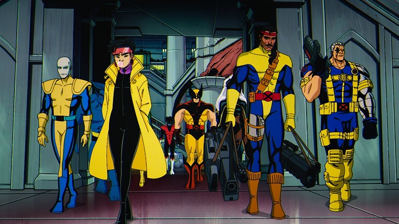The team in classic suits in X-Men '97