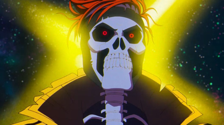 X-Men '97 - vision of Gambit wth a skeletal face