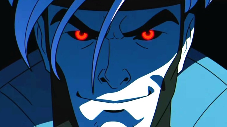 Close-up of Gambit as Death in X-Men '97