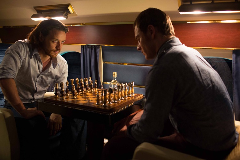 McAvoy and Fassbender as Xavier and Magneto in X-Men Days of Future Past
