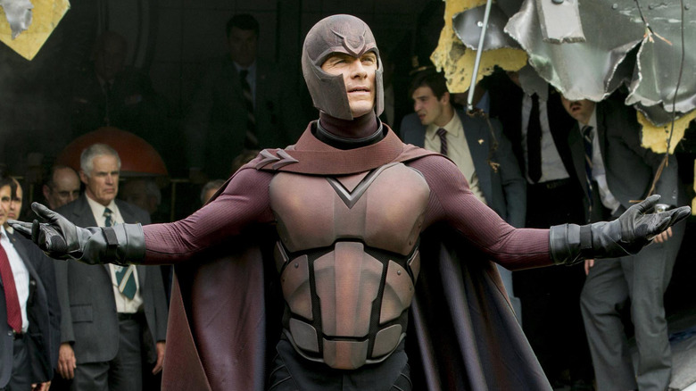 Michael Fassbender as Magneto in X-Men: First Class.