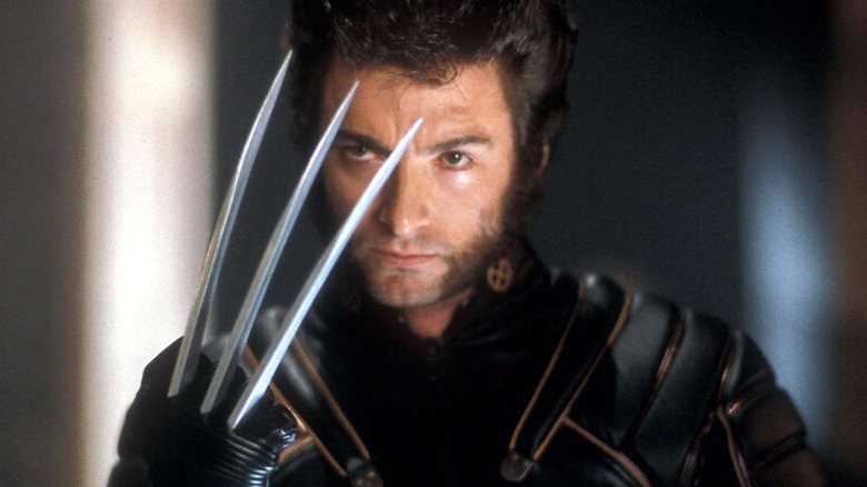 Wolverine threatens with claws