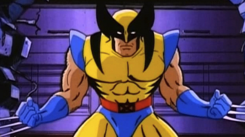 Wolverine showing his claws