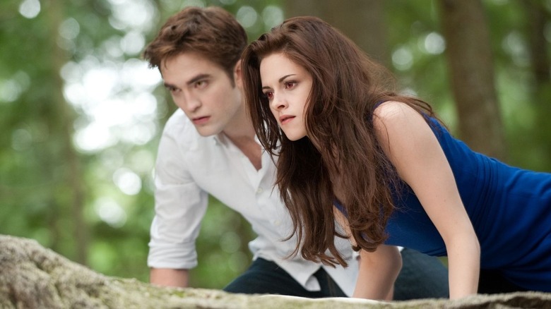 Robert Pattinson and Kristen Stewart in Twilight