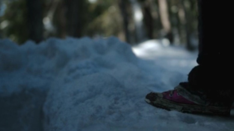 Yellowjackets Pink Converse shoes