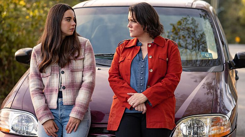 Melanie Lynskey and Sarah Desjardins in Yellowjackets