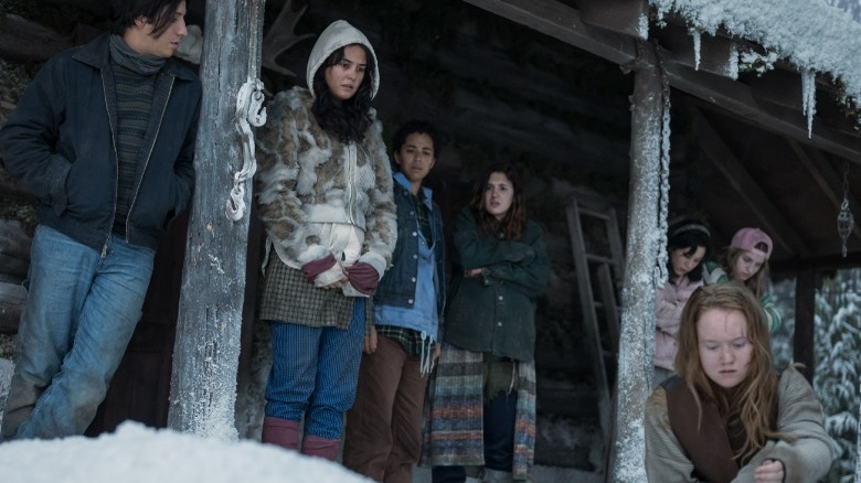 Kevin Alves, Courtney Eaton, Jasmin Savoy Brown, Sophie Nelisse, Mya Lowe, Jenna Burgess, Liv Hewson, Yellowjackets