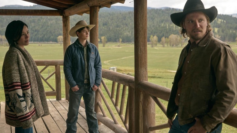 Monica, Tate and Kayce in Yellowstone