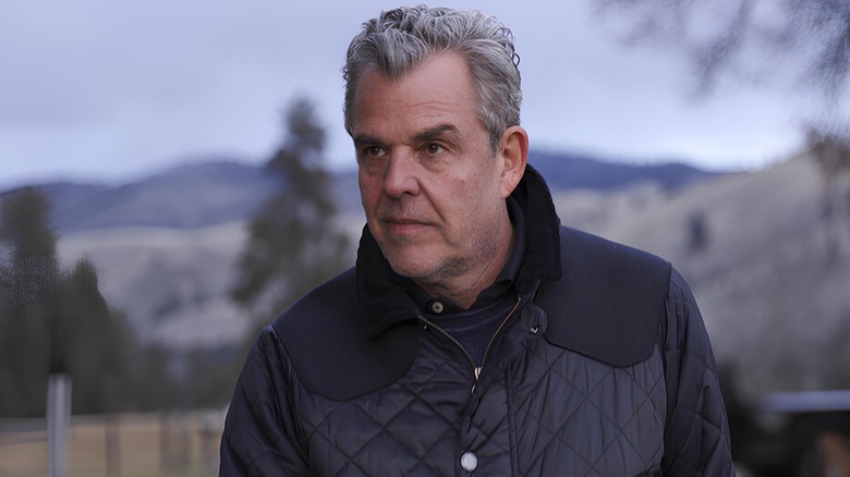 Danny Huston as Dan Jenkins on the ranch on Yellowstone