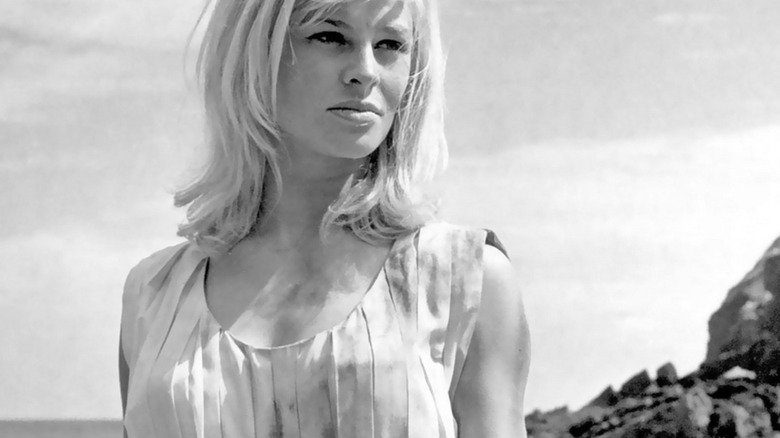 A surviving still of Julie Christie as Andromeda from A for Andromeda (1961)