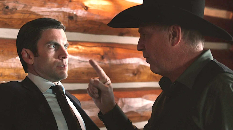 John Dutton warning Jamie Dutton on Yellowstone