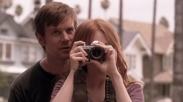 Peter Krause and Lauren Ambrose in Six Feet Under